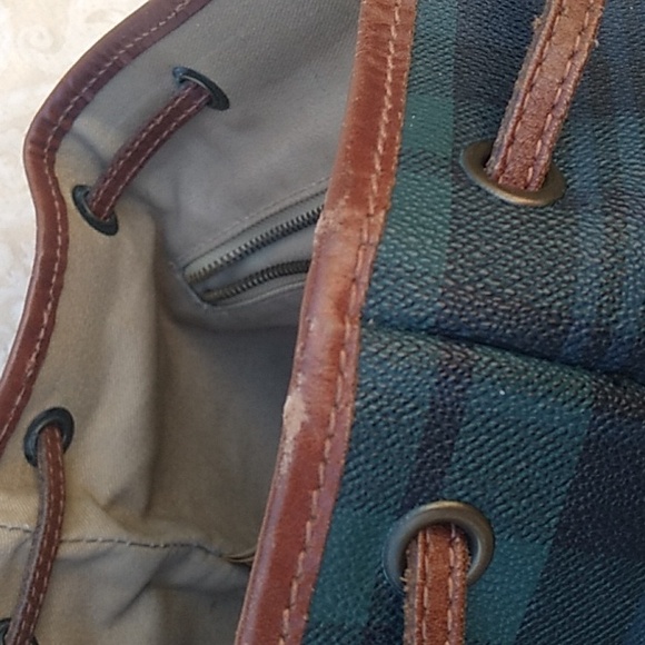 Vintage Polo by Ralph Lauren Plaid Large Backpack - Picture 6 of 10